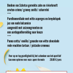 Lente / communie menu