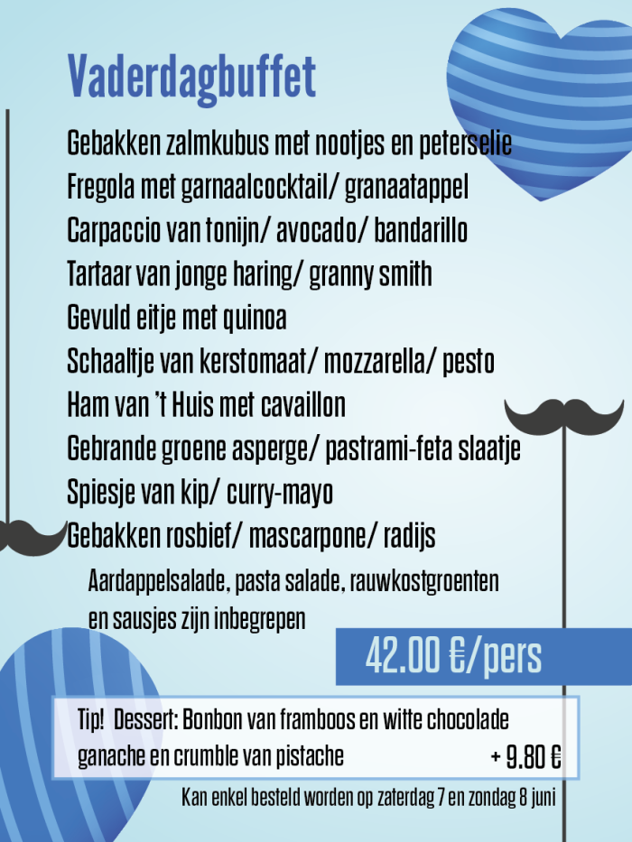Vaderdag buffet